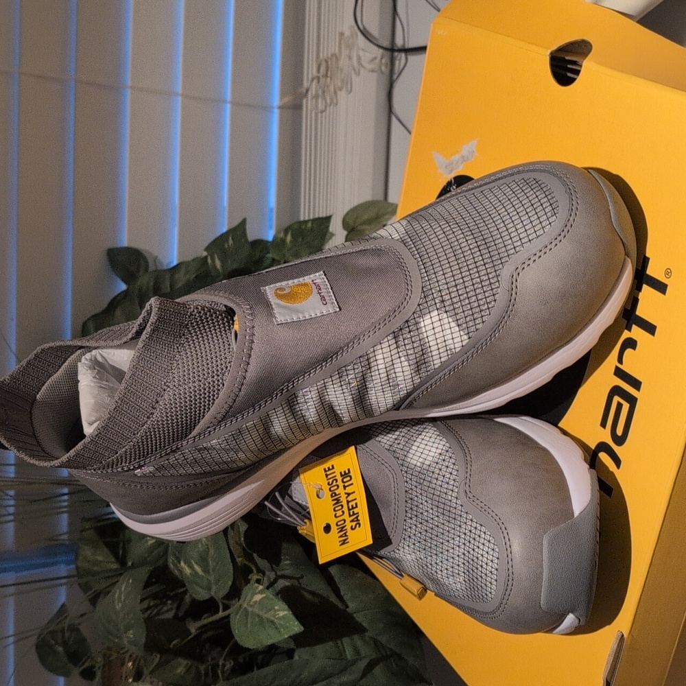 Carhartt Gray Slip-On Safety Shoes